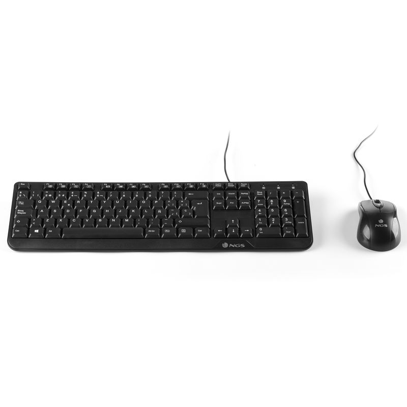 NGS-Cocoa-Kit-QWERTY-PT-tastiera-Mouse-incluso-USB-Portoghese-Nero