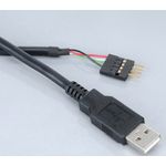 Akasa Cavo USB Akasa da esterno a interno - 40 cm (EXUSBIE-40)