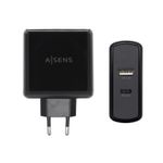 AISENS ASCH-2PD45A-BK Caricabatterie per dispositivi mobili GPS, Comandi di gaming, MP3, MP4, Telefono cellulare