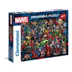 Clementoni Puzzle per Adulti Clementoni 1000 pezzi impossible puzzle Marvel dimensione intero 70x50 cm