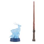 Spinmaster Wizarding World Harry Potter, Patronus Spell Wand da 33 cm con personaggio a forma di cervo