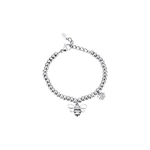 2JEWELS Bracciale in acciaio 316L ipoallergenico con cristalli