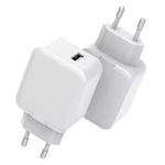 CoreParts MBXUSB-AC0001 Caricabatterie per dispositivi mobili Bianco Interno (USB Power Charger - 12W 5V 2.4A Output Sin