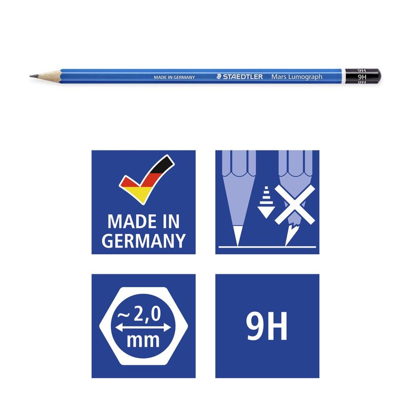 STAEDTLER-Mars-Lumograph-9H