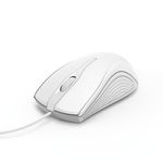 Hama MC-200 mouse Mano destra USB tipo A Ottico 1200 DPI (Hama MC-200 Wired Optical Mouse 1000 DPI USB 3 Buttons White)