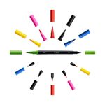 BIC-989695-marcatore-Nero-Blu-Marrone-Verde-Azzurro-Verde-chiaro-Arancione-Rosa-Porpora-Rosso-Viola-Giallo-12-pz