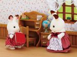 SYLVANIAN-FAMILIES--CONIGLIO-SORELLA-CIOCCOLATO-SET