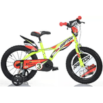 Dino Bikes - Bicicletta 16"" Raptor Gialla