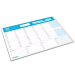 Blasetti - Planning Settimanale da Tavolo 60 Fogli - Formato Grande A3 - Misure 42 x 30 cm