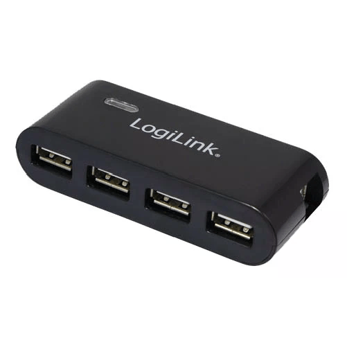 LogiLink-UA0085-hub-di-interfaccia-480-Mbit-s-Nero