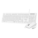 SUBBLIM SUBKBC-CSSK02 tastiera Mouse incluso Universale USB QWERTY Spagnolo Bianco