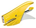 Leitz-Cucitrice-a-pinza-Capacita-15-fogli-Design-ergonomico-in-metallo-Include-punti-Gamma-WOW-55472016---Giallo