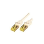 M-Cab 0.25m CAT7 S-FTP cavo di rete Bianco 025 m S/FTP S-STP (CAT7 SFTP RJ45 LSZH 0.25M WHITE - 10GBIT RAW PATCH CABLE)