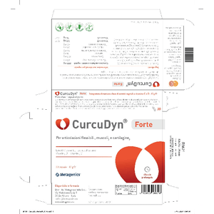 Metagenics – Curcudyn Forte 30 capsule di Curcuma Boswellia Zenzero – Integratore Alimentare Curcumina