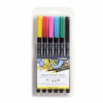 Lyra-Aqua-Brush-Duo-Pack-6-pennarelli-a-doppia-estremita---Linee-1-5-e-1-mm---Inchiostro-a-base-acqua---Colori-Toni-primari