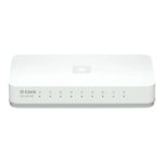 D-Link GO-SW-8E switch di rete Non gestito Fast Ethernet (10/100) Bianco