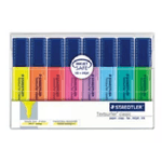 Staedtler Textsurfer classic 364 evidenziatore 8 pz Punta smussata Blu, Verde, Arancione, Rosa, Rosso, Turchese, Viola