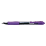 Pilot, Penna roller G207, con inchiostro gel, retrattile, tratto da 0,7 mm 0,7 mm Scatola da 12 Viola