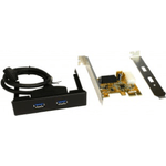 EXSYS EX-11099-2 scheda di interfaccia e adattatore Interno USB 3.2 Gen 1 3.1 Gen 1 (IO Exsys PCIe 2x USB 3.0 intern EX-