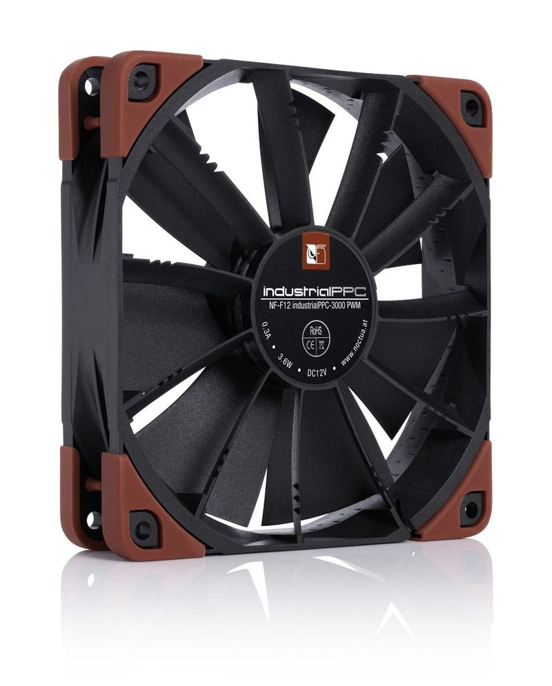 Noctua-NF-F12-industrialPPC-3000-PWM-Case-per-computer-Ventilatore-12-cm-Nero-Marrone--Noctua-NF-F12-IndustrialPPC-3000R