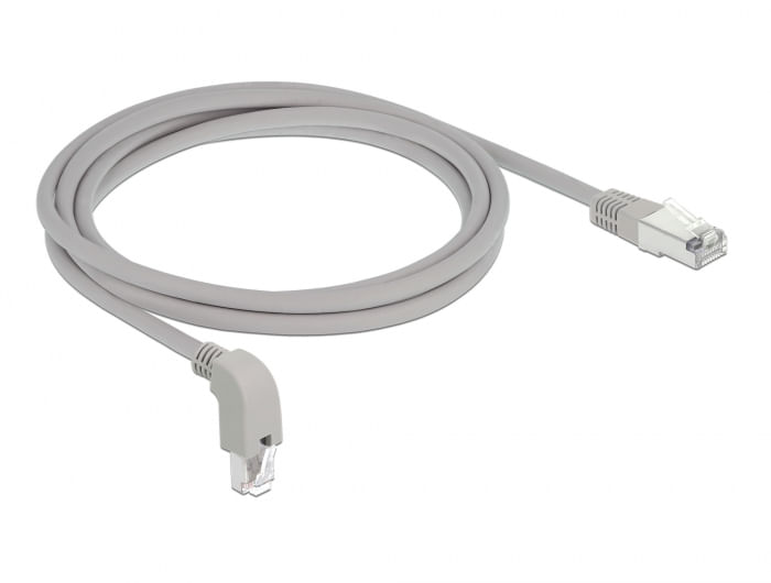 DeLOCK---Patch-Kabel---RJ-45--M--nach-unten-gewinkelt-bis-RJ-45--M--gerade---20m---S-FTP---CAT-6a---geschirmt-halogenf