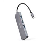 Nanocable 10.16.4409 hub di interfaccia USB 3.2 Gen 1 (3.1 Gen 1) Type-C 5 Mbit/s Grigio