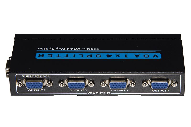 Splitter-Vga-4-Porte-250-Mhz-Con-Alimentatore