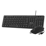 SUBBLIM SUBKBC-CSSK01 tastiera Mouse incluso Universale USB QWERTY Spagnolo Nero