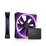 NZXT F140 RGB DUO Twin Pack Case per computer Ventilatore 14 cm Nero 2 pz