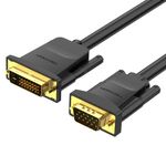 Vention EABBG cavo e adattatore video 1,5 m DVI VGA (D-Sub) Nero