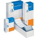 HERMA Computer labels - Papier - matt - permanent selbstklebend - perforiert - grün - 88.9 x 35