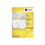 Avery - Permanente, selbstklebende Papieretiketten - 70 x 35 mm 2400 Etikett(en) (100 Bogen x 24