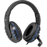 Defender Warhead G-160 Auricolare Cablato A Padiglione Gaming Nero, Blu