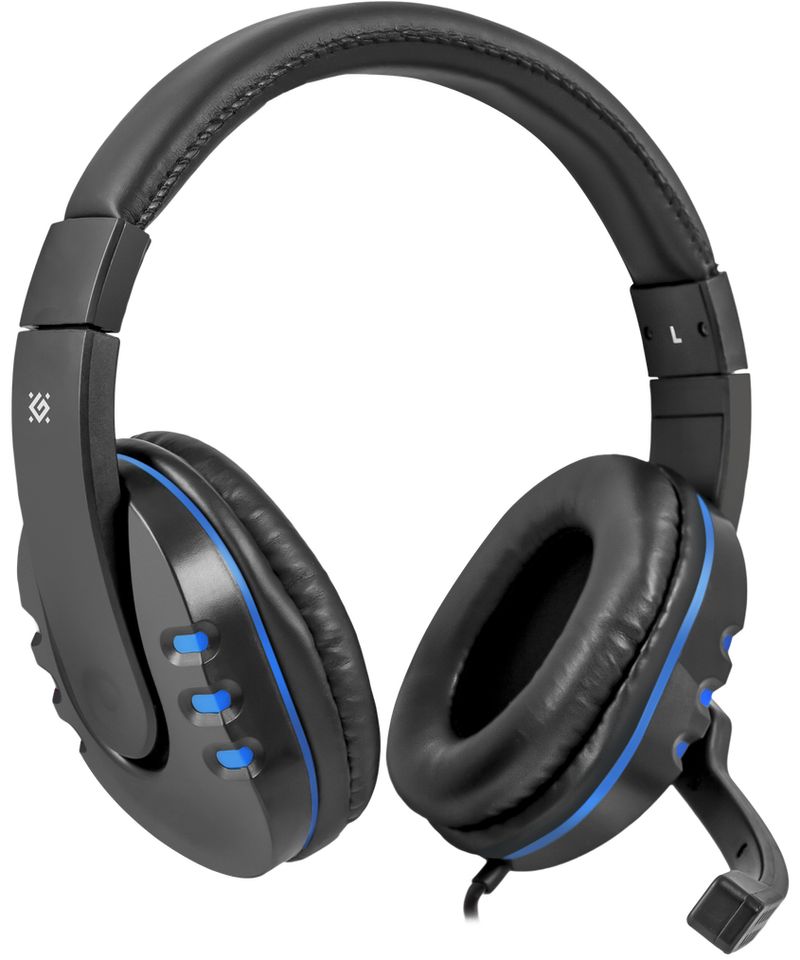 Cuffie-da-gaming-Defender-Warhead-G-160-nero-blu-cavo-25-m