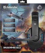 Cuffie-da-gaming-Defender-Warhead-G-160-nero-blu-cavo-25-m