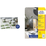 Avery  Etichette identificative AVERY Zweckform 35 x 35 mm quadrato bianco rimovibile carta non patinata