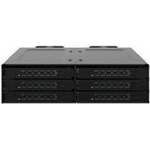 ICY DOCK telaio rimovibile 6xU.2/U.3 SSD f.5.25'', con SlimSAS SFF-8654 8i
