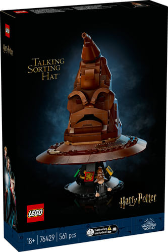 LEGO-Harry-Potter-76429-Cappello-Parlante-di-Hogwarts-con-Stemma-delle-Case-e-31-Suoni-Idea-Regalo-per-Adulti-per-Lui-e-Lei