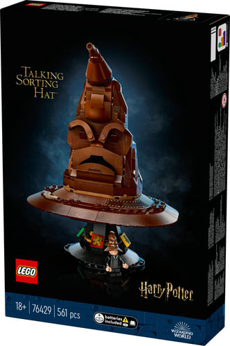 LEGO-Harry-Potter-76429-Cappello-Parlante-di-Hogwarts-con-Stemma-delle-Case-e-31-Suoni-Idea-Regalo-per-Adulti-per-Lui-e-Lei