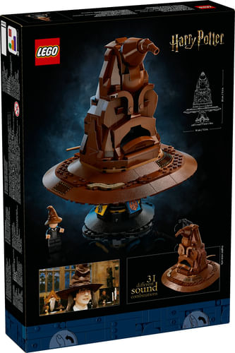 LEGO-Harry-Potter-76429-Cappello-Parlante-di-Hogwarts-con-Stemma-delle-Case-e-31-Suoni-Idea-Regalo-per-Adulti-per-Lui-e-Lei