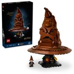 LEGO-Harry-Potter-76429-Cappello-Parlante-di-Hogwarts-con-Stemma-delle-Case-e-31-Suoni-Idea-Regalo-per-Adulti-per-Lui-e-Lei