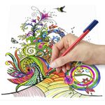 Staedtler-Triplus-Color-323-Confezione-da-10-pennarelli-a-punta-fine---Corsa-1-mm-circa---Inchiostri-a-base-d-acqua---Colori-assortiti