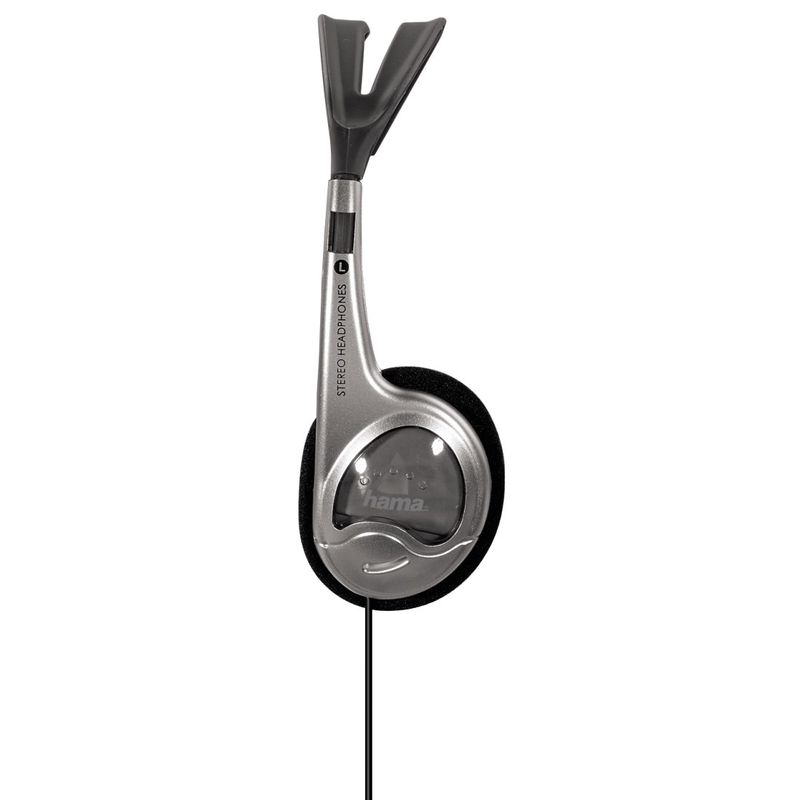 Hama-HK-229-Cuffie-Cablato-A-Padiglione-MUSICA-Nero-Argento--On-Ear-Stereo-Headphones-SIL---Hama-HK-229-Stereo-Headset-O