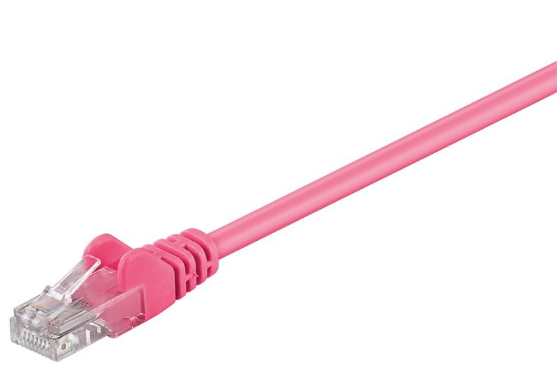 Wentronic-95214-GB---RJ-45---RJ-45---Maschio-Maschio---Cat5e---U-UTP--UTP----Magenta--95214-GB-