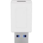 Microconnect USB3.0ACFW adattatore per inversione del genere dei cavi USB A USB C Bianco (USB3.0 A - USB-C M-F White - A