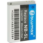 Blumax Batteria Canon NB-5L Li-Ion 850mAh 3.7V