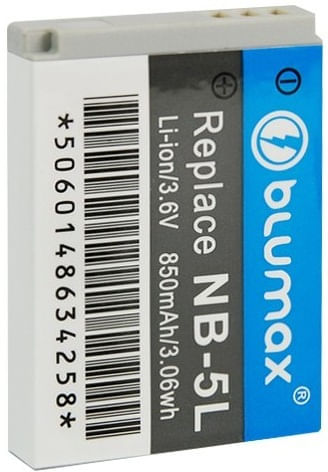 Batteria-Canon-NB-5L-Li-Ion-850mAh-3.7V