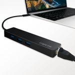 LogiLink-USB-3.1-Hub-Type-C-3-porte-3-porte-GEN-1-LAN-nero