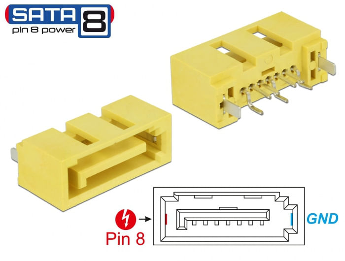 Delock-connettore-SATA-6-Gb-s-plug-pin-8-power