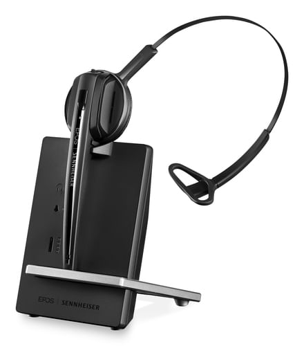 EPOS--SENNHEISER-IMPACT-D-10-Phone---EU-Auricolare-Wireless-A-clip-A-Padiglione-Passanuca-Ufficio-Nero-Argento